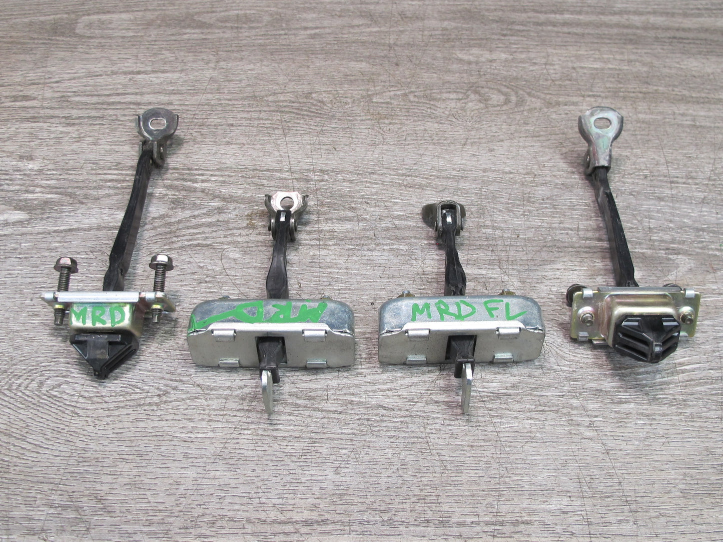 04-08 Mazda RX8 Set of 4 Front & Rear Left & Right Door Check Stopper Strap OEM