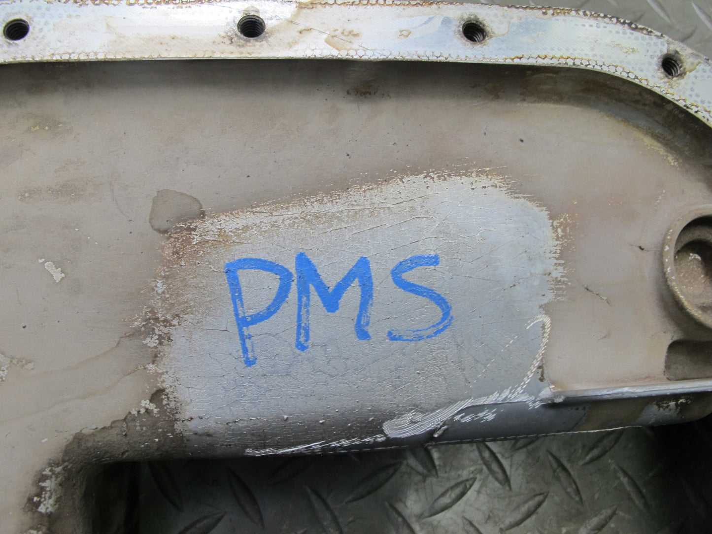 86-91 Mercedes W126 M117 Engine Motor Upper Oil Pan 1170140002 OEM