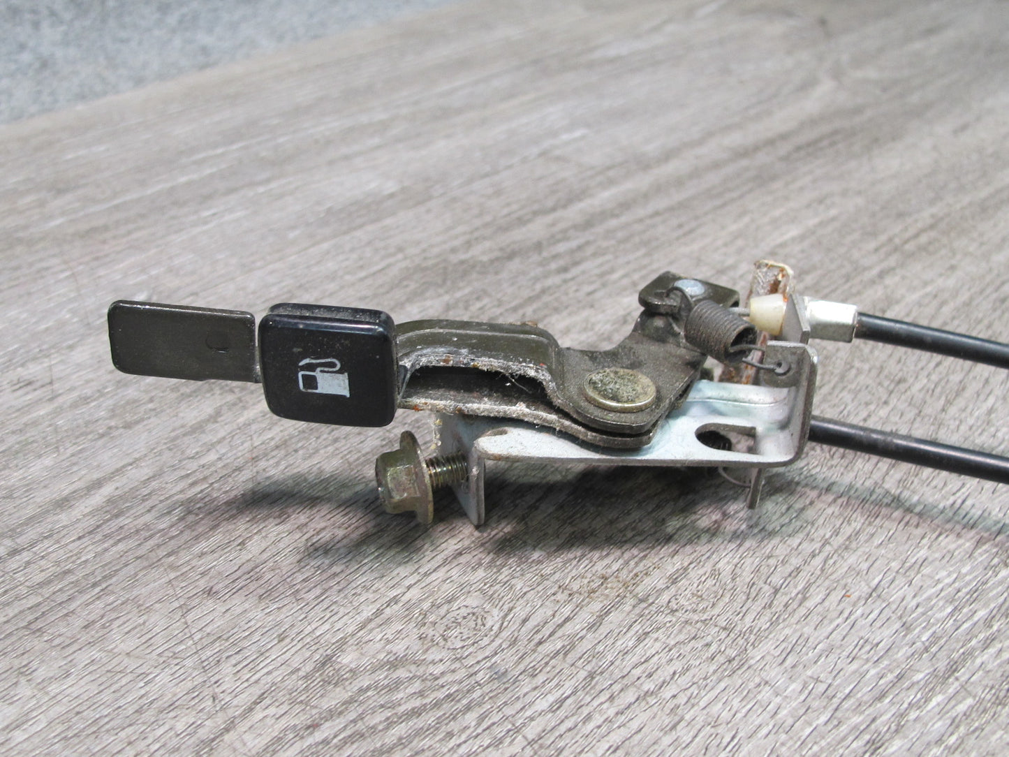 86-88 Mazda RX7 Gas Fuel Door & Trunk Release Switch w Cables OEM