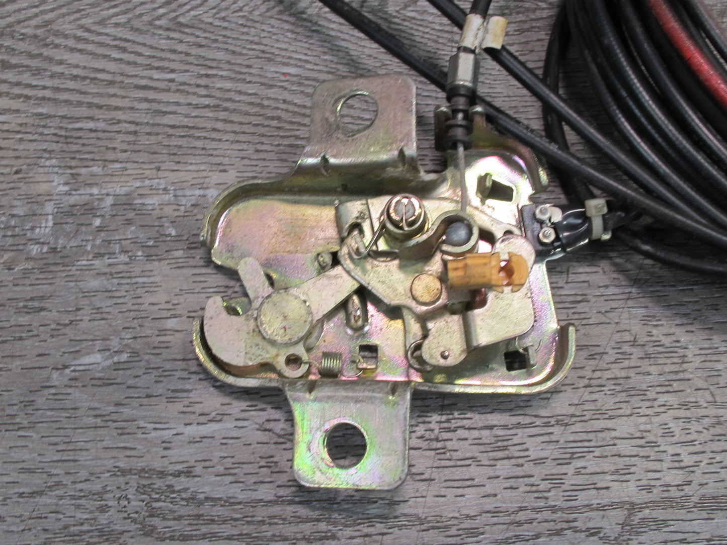 86-88 Mazda RX7 Gas Fuel Door & Trunk Release Switch w Cables OEM