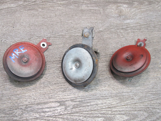 86-91 Mazda RX7 FC3S High & Low Tone Note Anti Theft Horn Siren Signal Set OEM