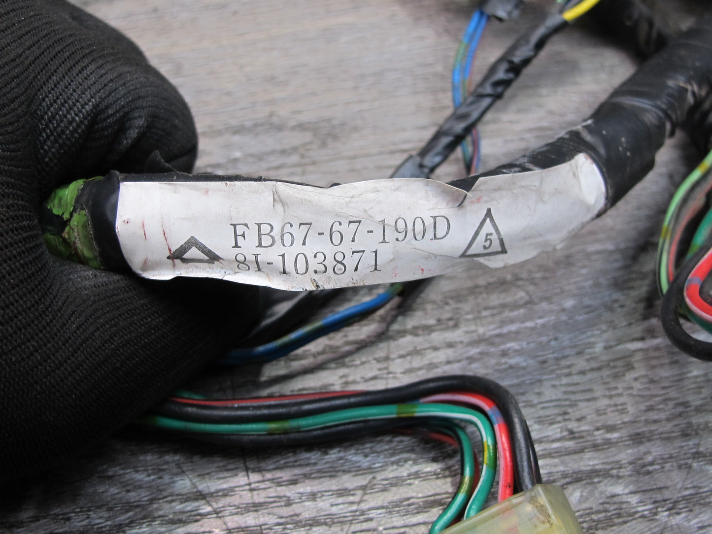 88-91 Mazda RX7 FC3S Convertible Set of 2 Left & Right Door Wire Wiring Harness