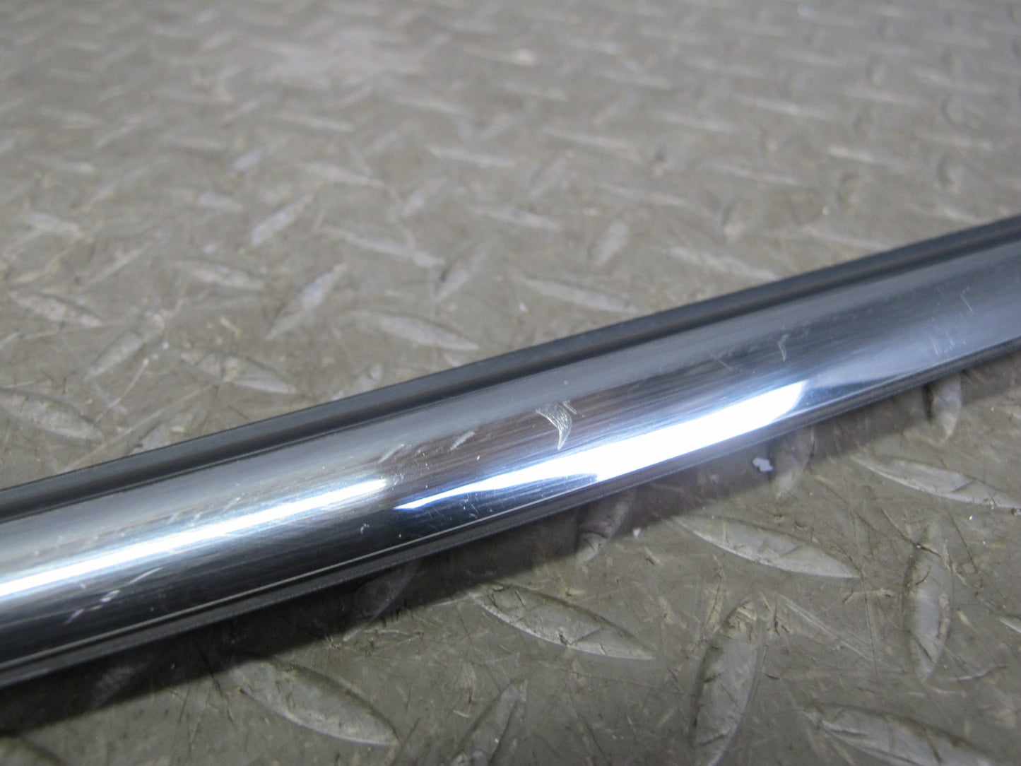 11-16 Mini Cooper R60 Set of 2 Front Door Chrome Channel Trim Molding Cover OEM