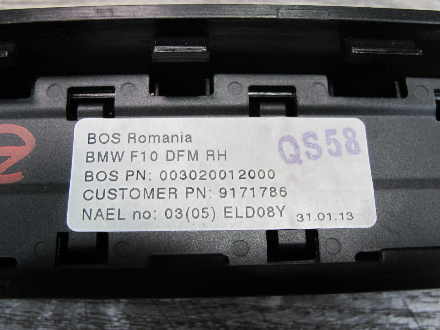 11-16 BMW F10 5-SERIES Set of 2 Rear Door Window Sun Shade Roller Blind OEM