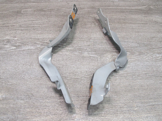 04-09 Nissan 350Z Z33 Front Hood Left & Right Hinge Set Silver OEM