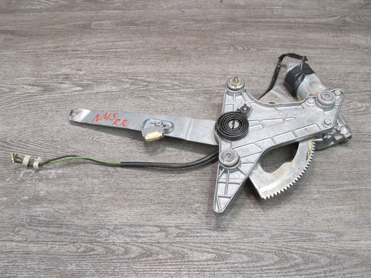 86-91 Mercedes W126 Rear Right Door Window Regulator w Motor OEM