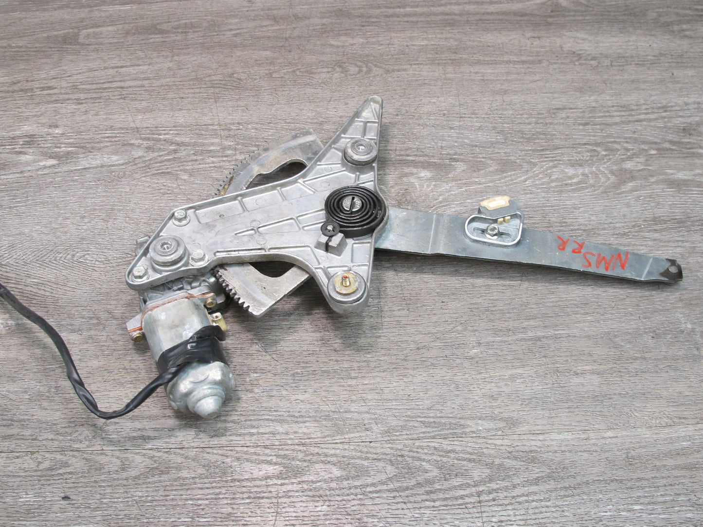86-91 Mercedes W126 Rear Right Door Window Regulator w Motor OEM