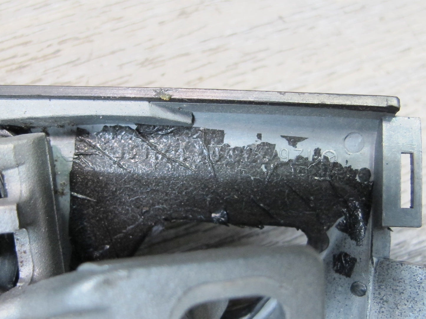 86-91 Mercedes W126 Front Right Door Interior Pull Handle w Trim OEM