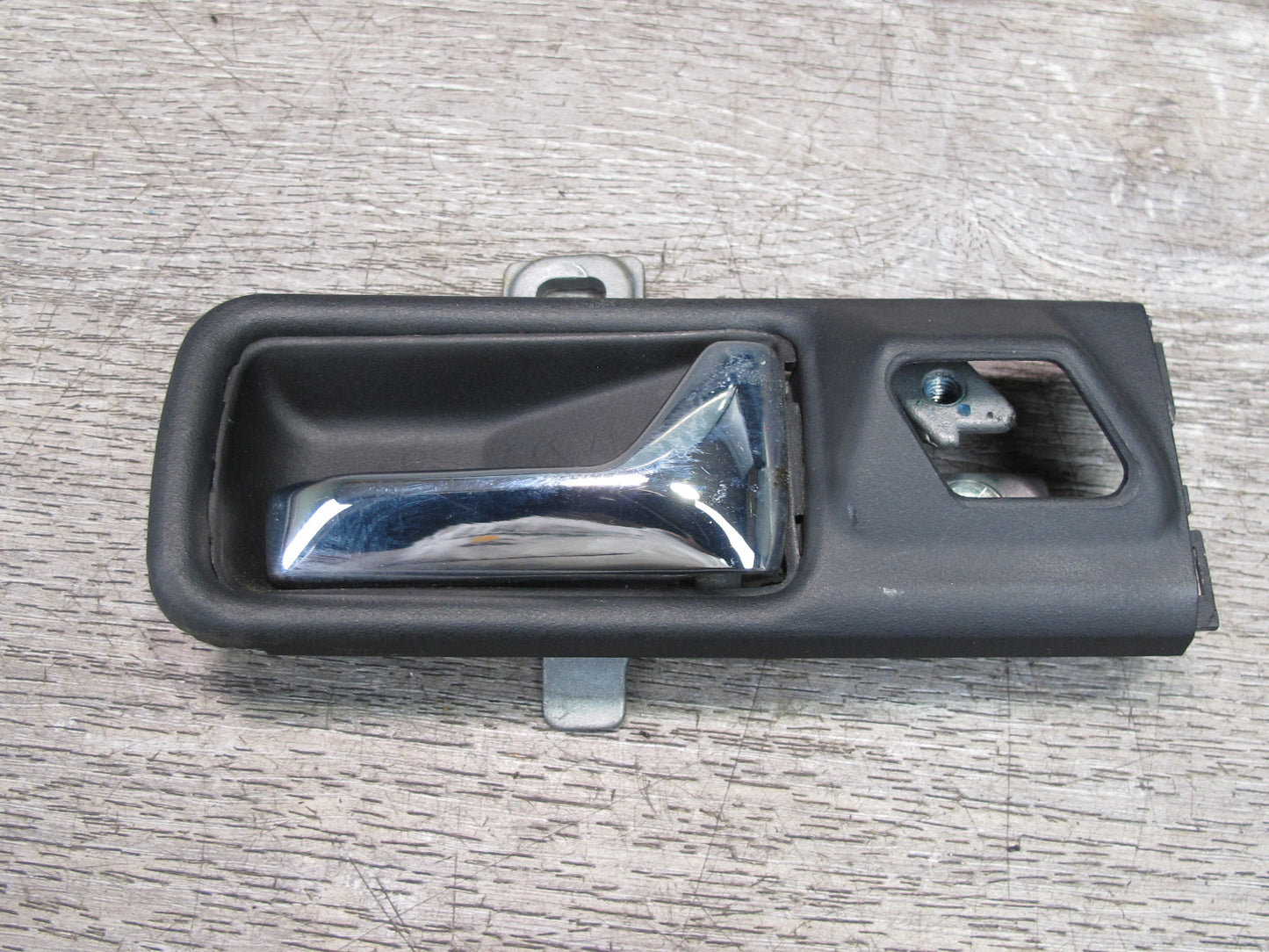 86-91 Mercedes W126 Rear Right Door Interior Pull Handle w Trim OEM