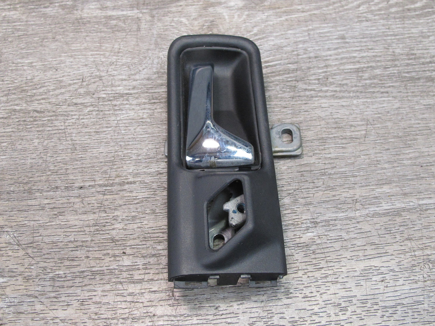 86-91 Mercedes W126 Rear Right Door Interior Pull Handle w Trim OEM