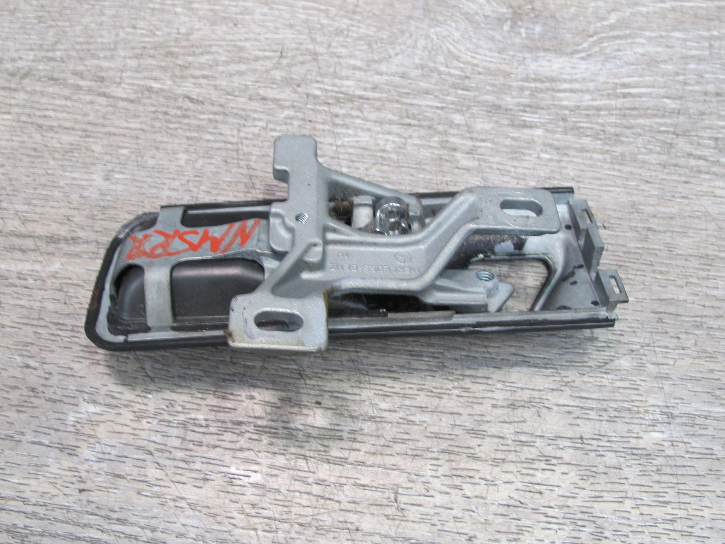 86-91 Mercedes W126 Rear Right Door Interior Pull Handle w Trim OEM