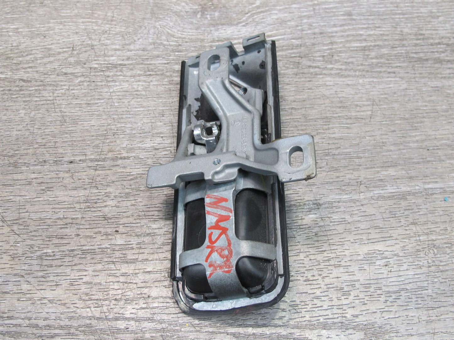 86-91 Mercedes W126 Rear Right Door Interior Pull Handle w Trim OEM