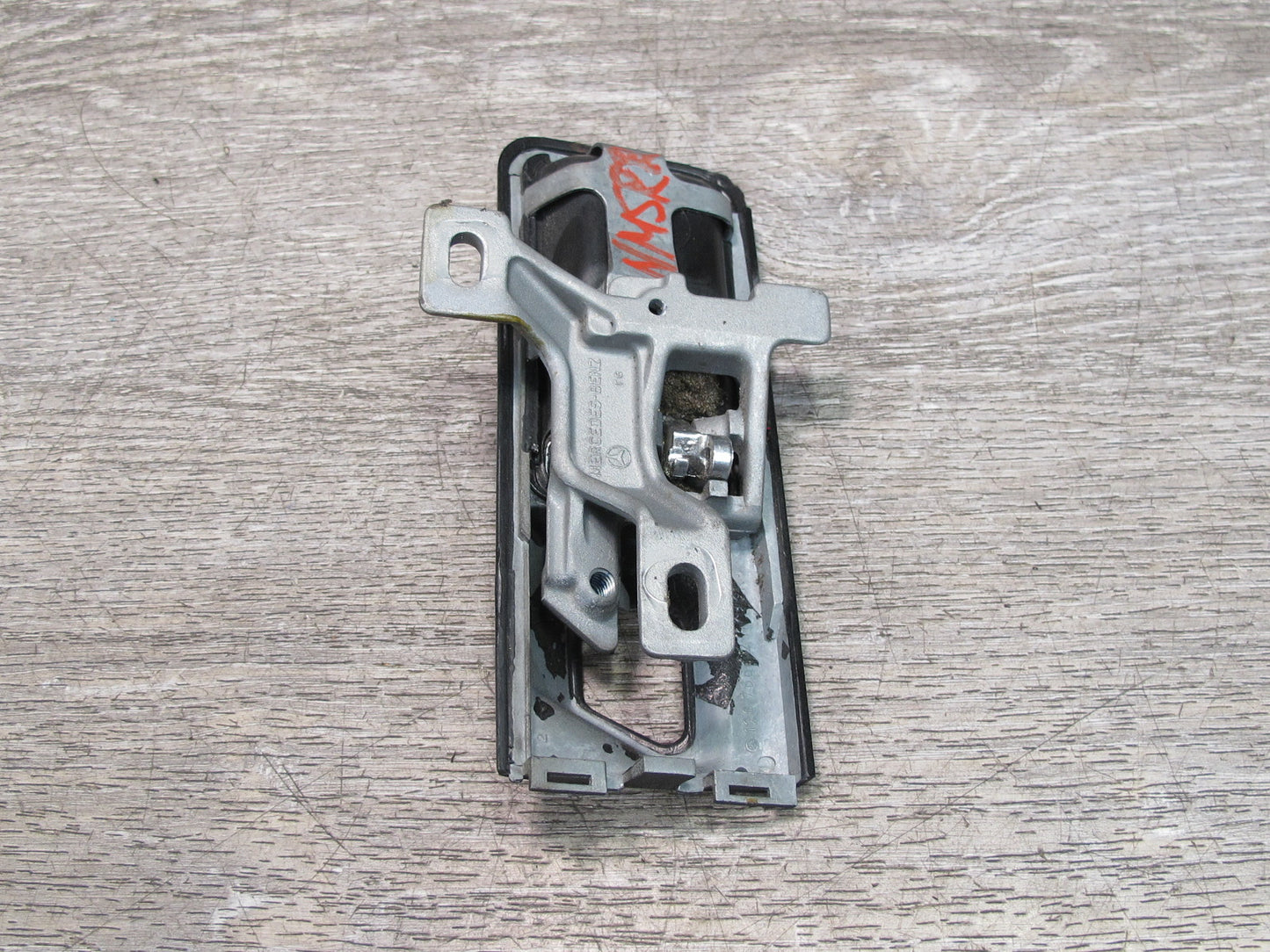 86-91 Mercedes W126 Rear Right Door Interior Pull Handle w Trim OEM