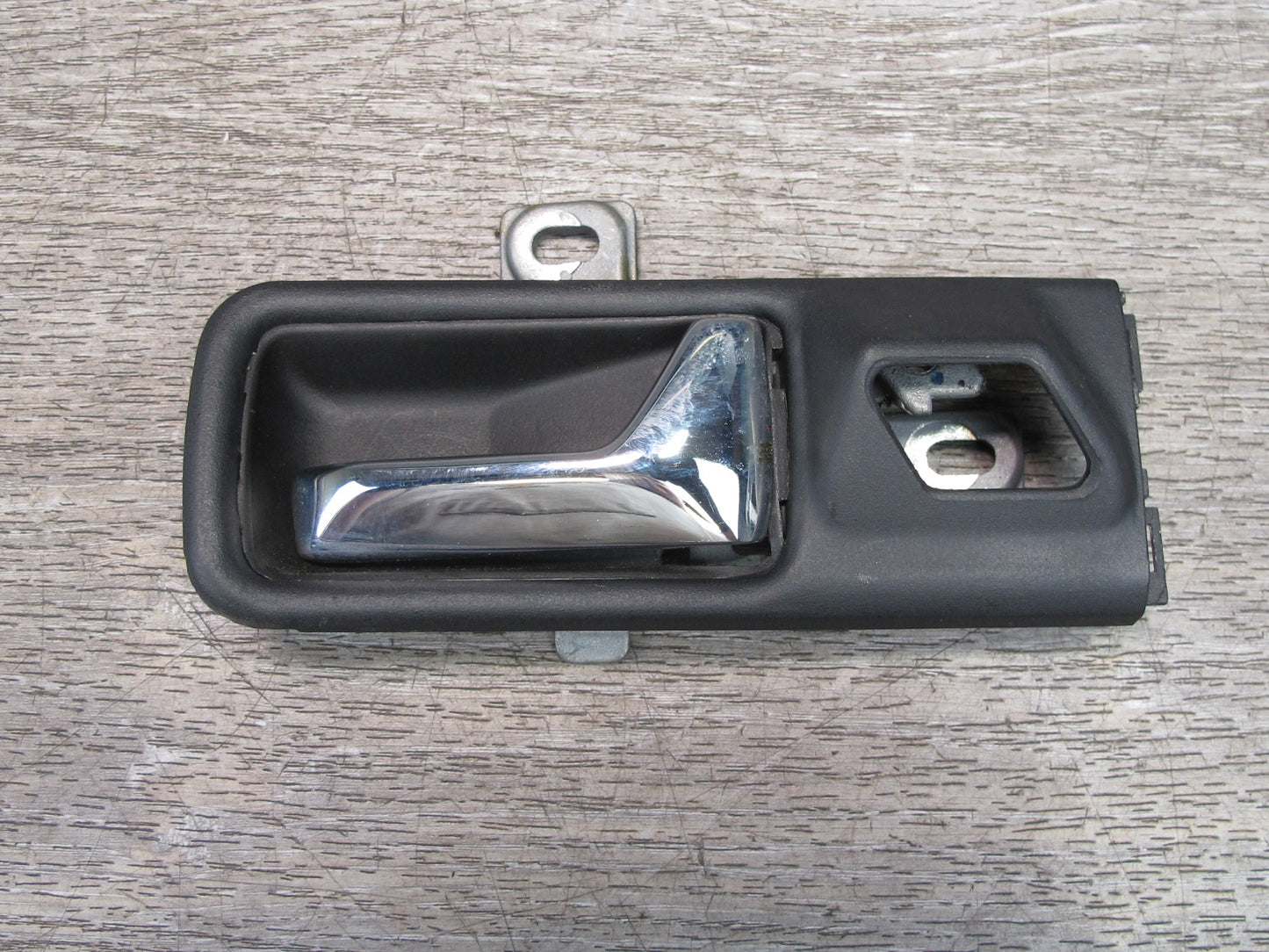 86-91 Mercedes W126 Rear Right Door Interior Pull Handle w Trim OEM