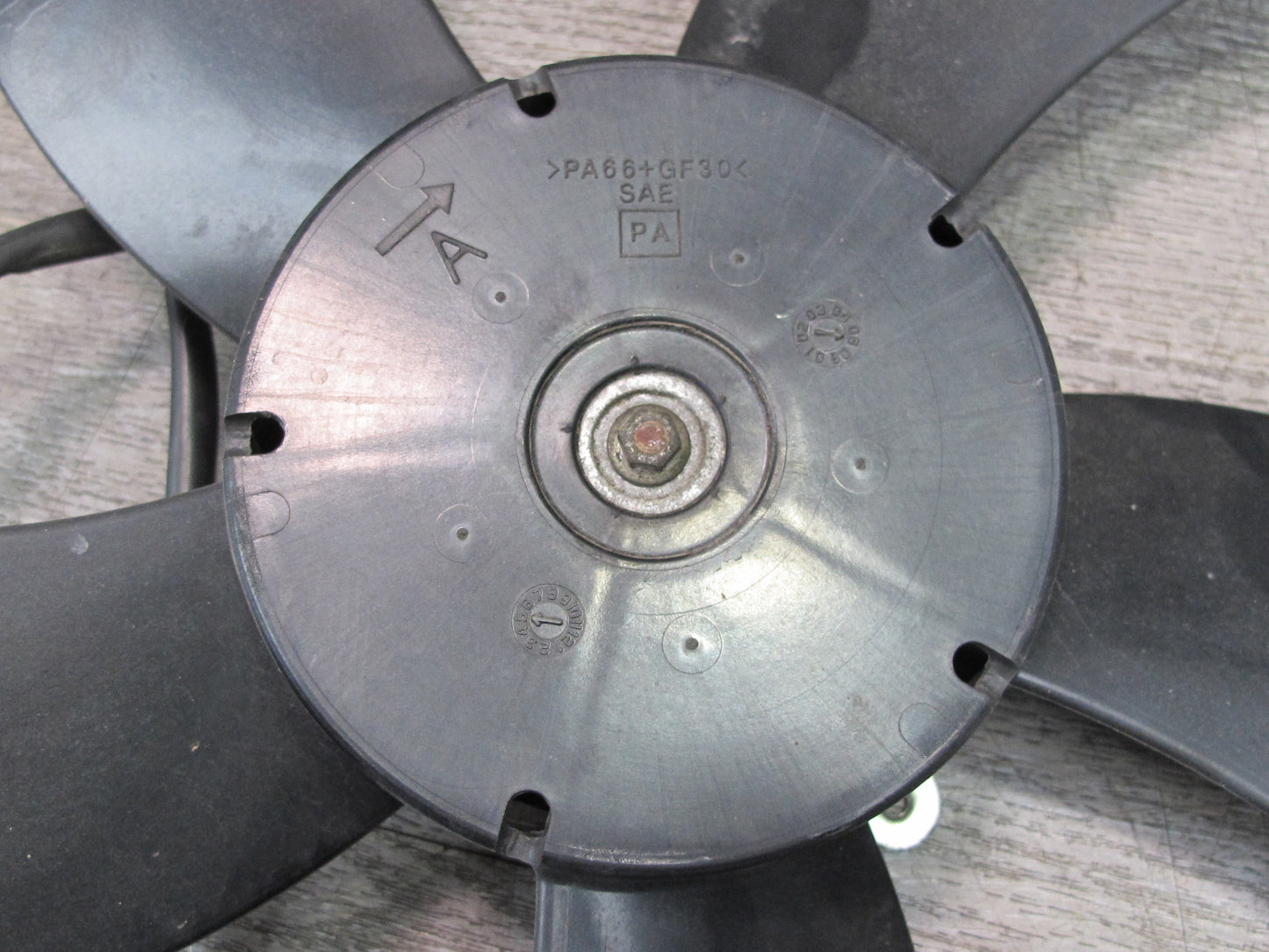 03-09 Nissan 350Z Z33 Radiator Cooling 5-BLADE Left Fan Motor OEM