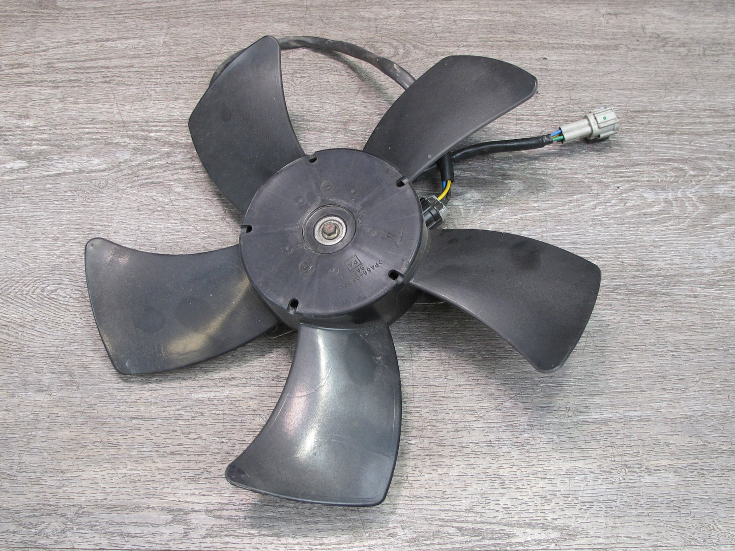 03-09 Nissan 350Z Z33 Radiator Cooling 5-BLADE Left Fan Motor OEM