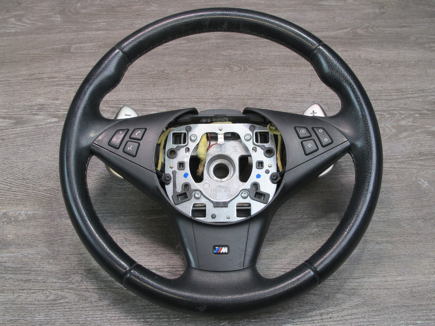 2006-2010 BMW E63 E64 SMG M Sport Leather Steering w Controls & Paddles