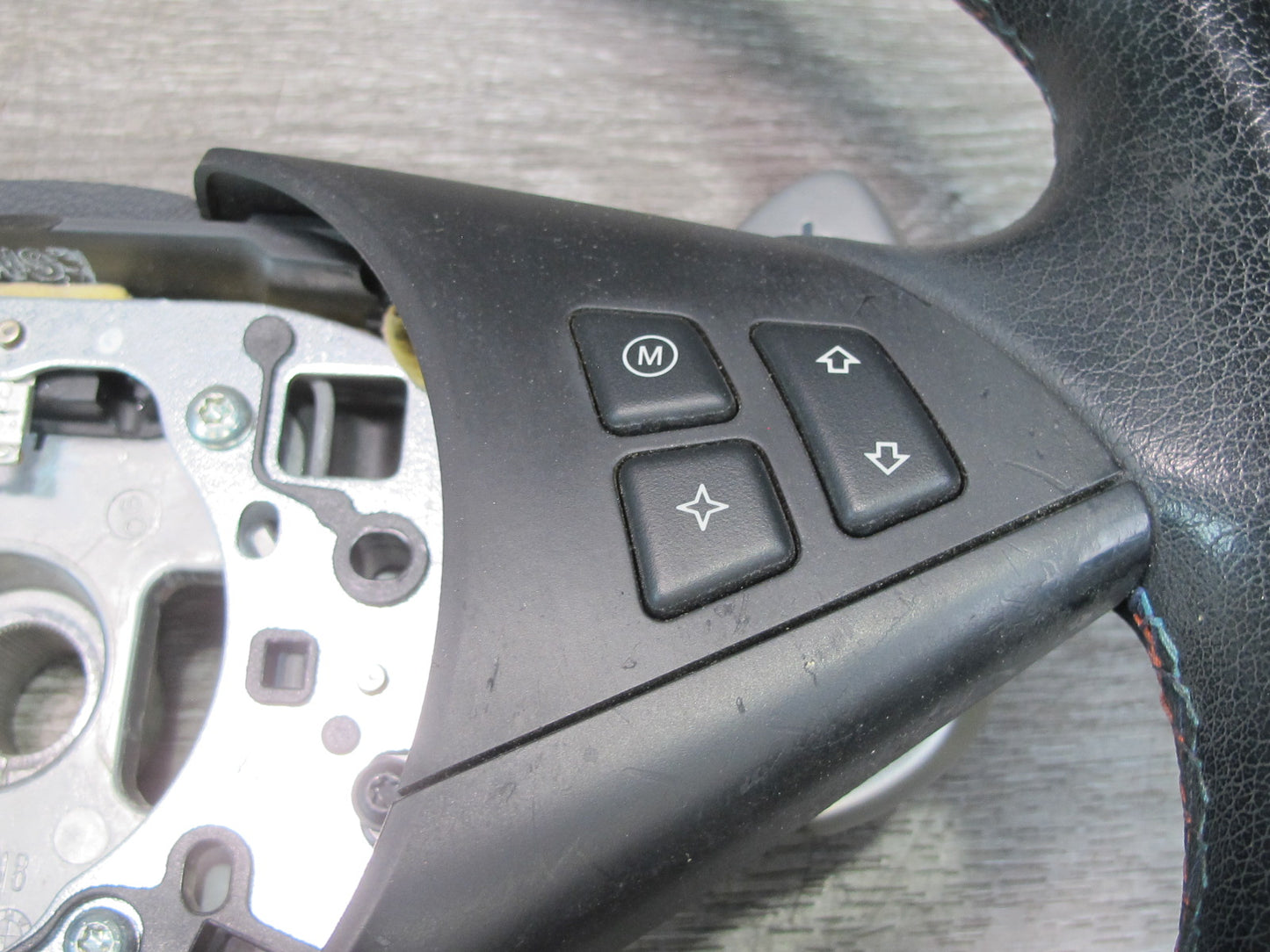 2006-2010 BMW E63 E64 SMG M Sport Leather Steering w Controls & Paddles