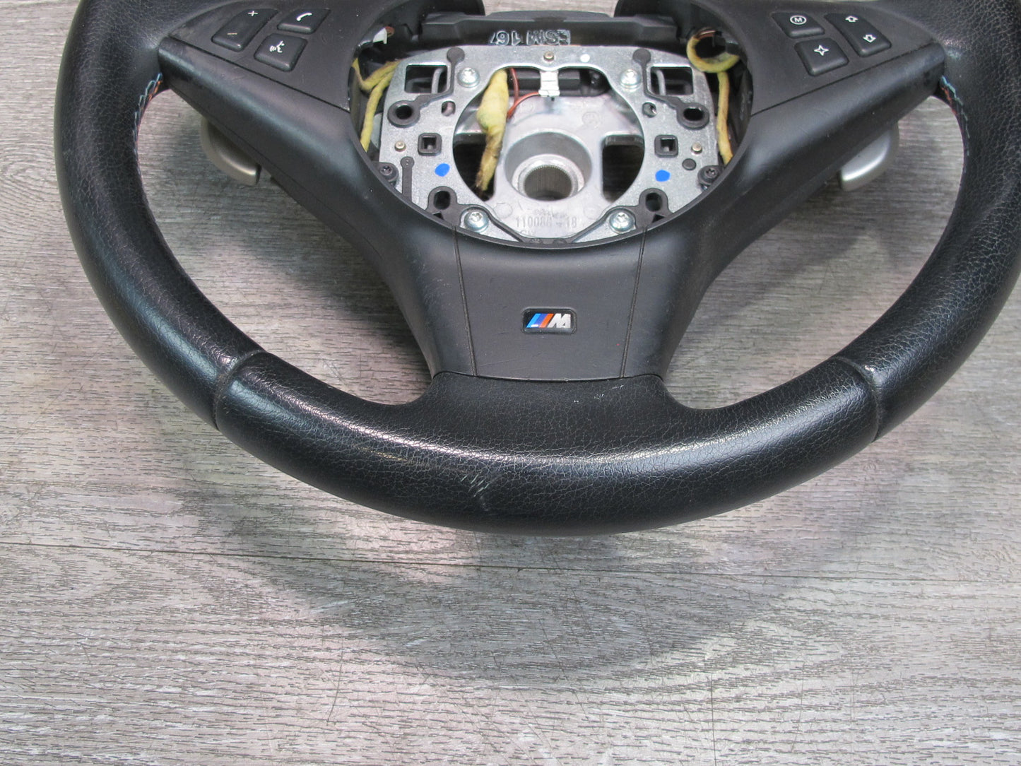 2006-2010 BMW E63 E64 SMG M Sport Leather Steering w Controls & Paddles