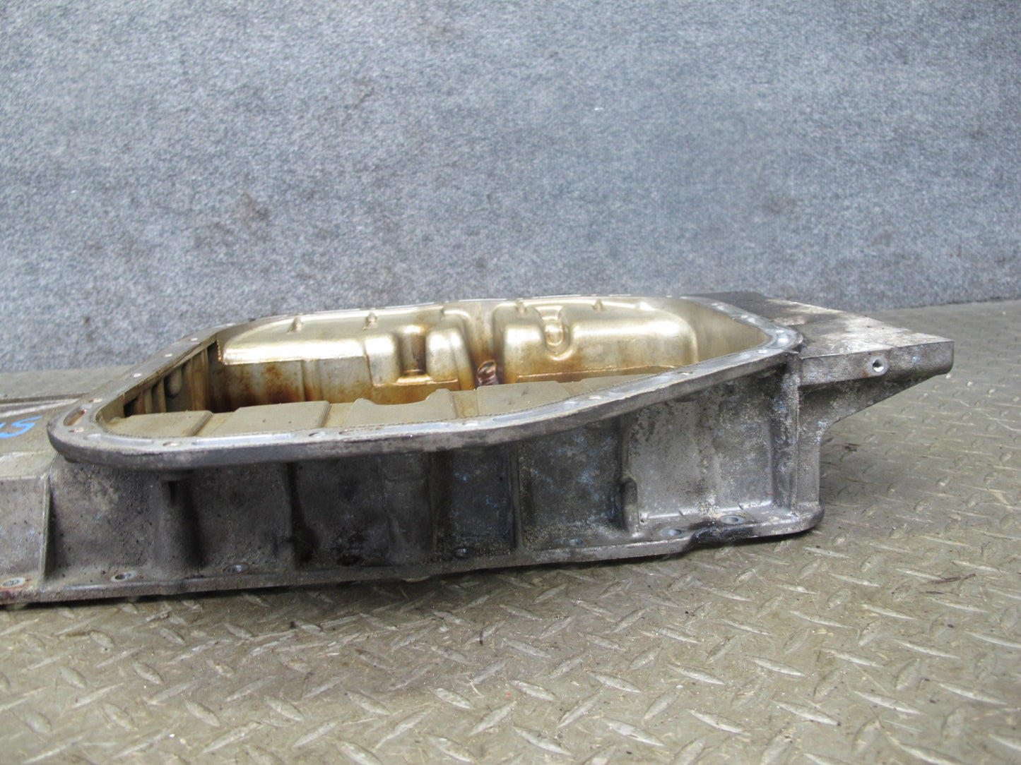 94-99 Mercedes W140 S500 M119 Engine Upper Oil Pan 1190141602 OEM