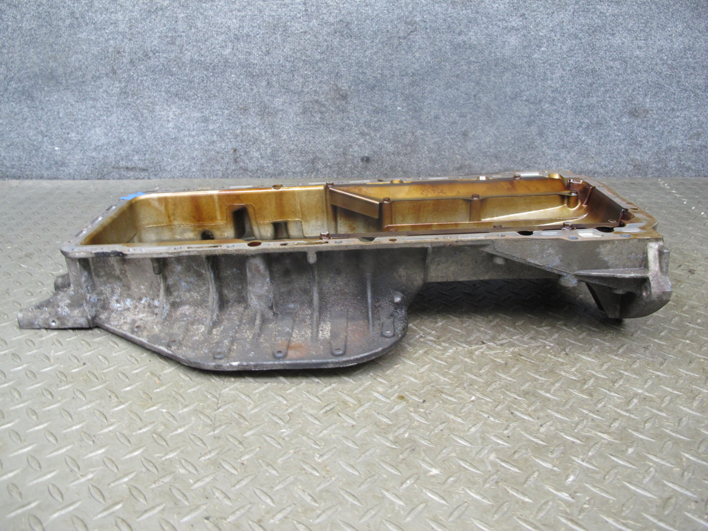 94-99 Mercedes W140 S500 M119 Engine Upper Oil Pan 1190141602 OEM