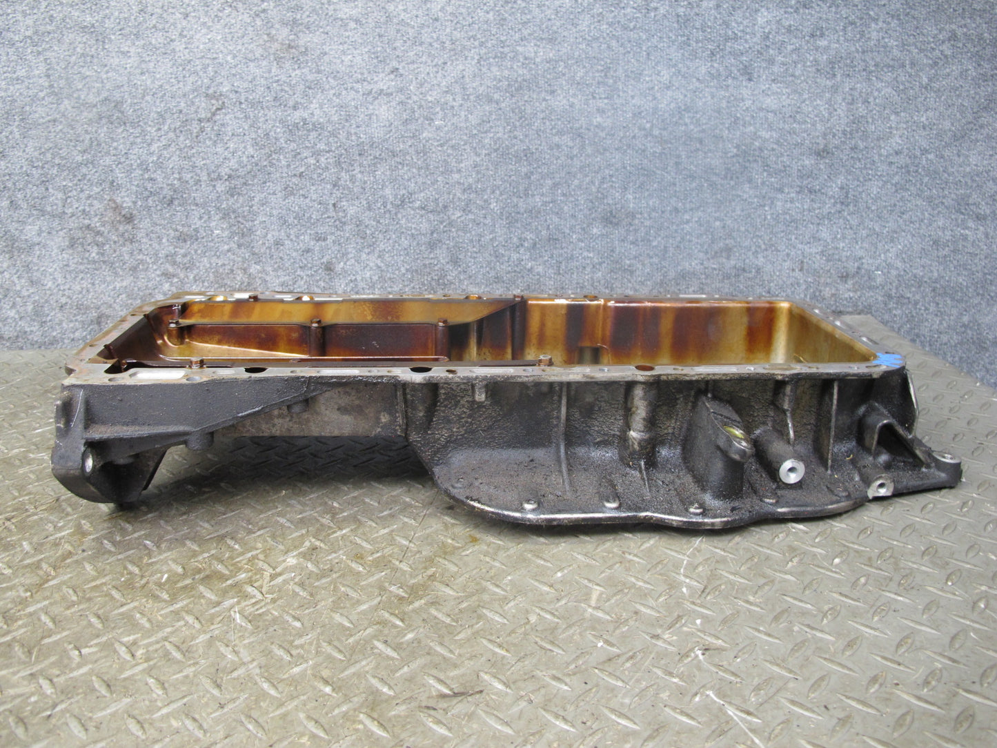 94-99 Mercedes W140 S500 M119 Engine Upper Oil Pan 1190141602 OEM