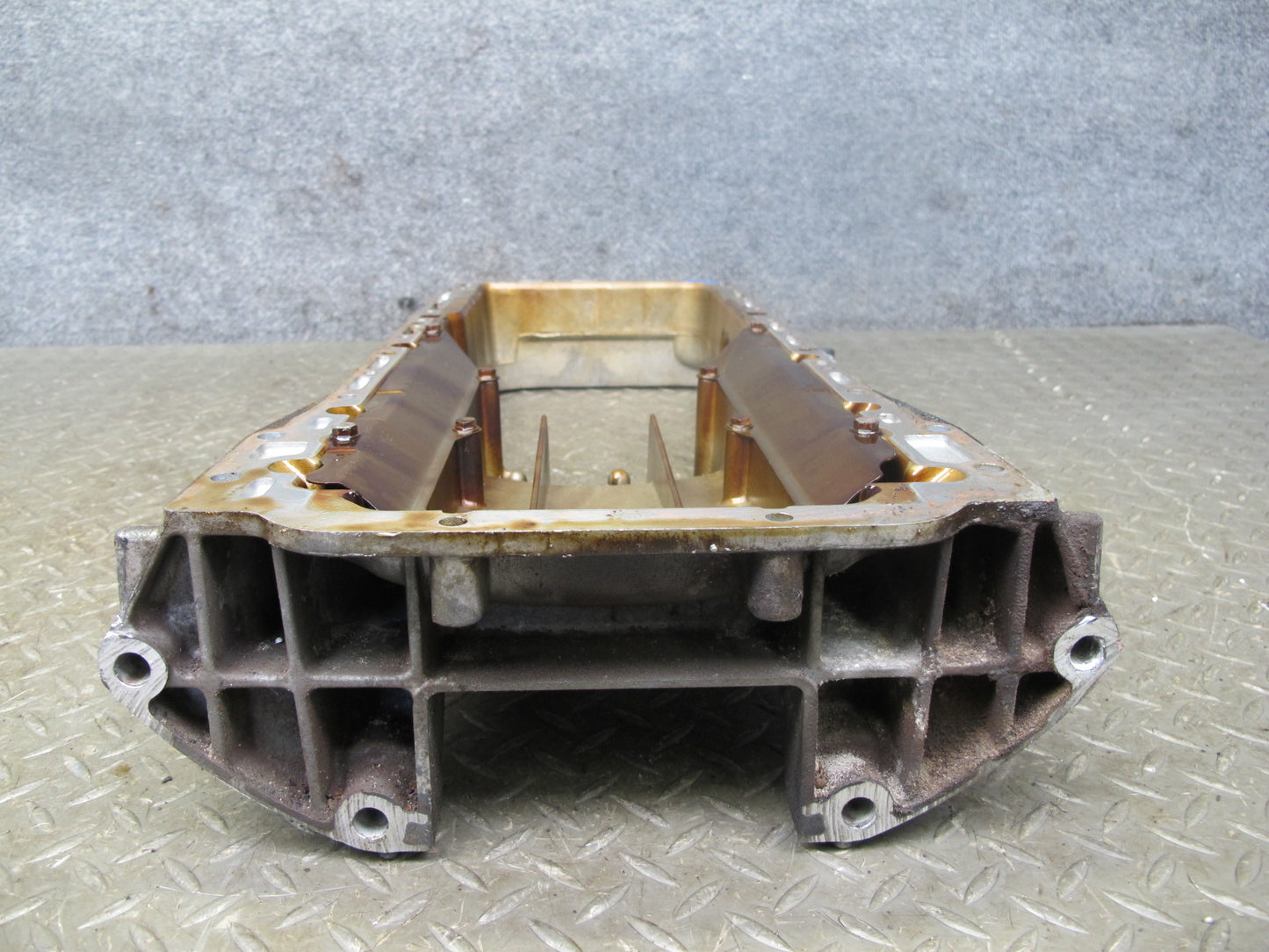 94-99 Mercedes W140 S500 M119 Engine Upper Oil Pan 1190141602 OEM
