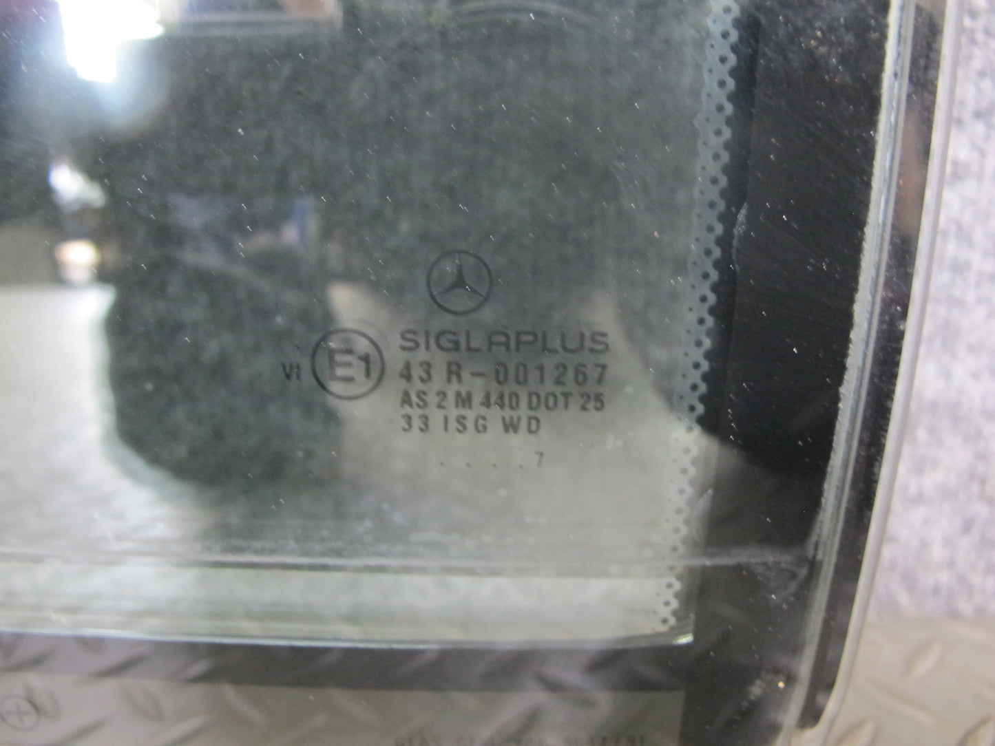 96-99 Mercedes W140 S-class Sedan Rear Left Door Glass Window OEM