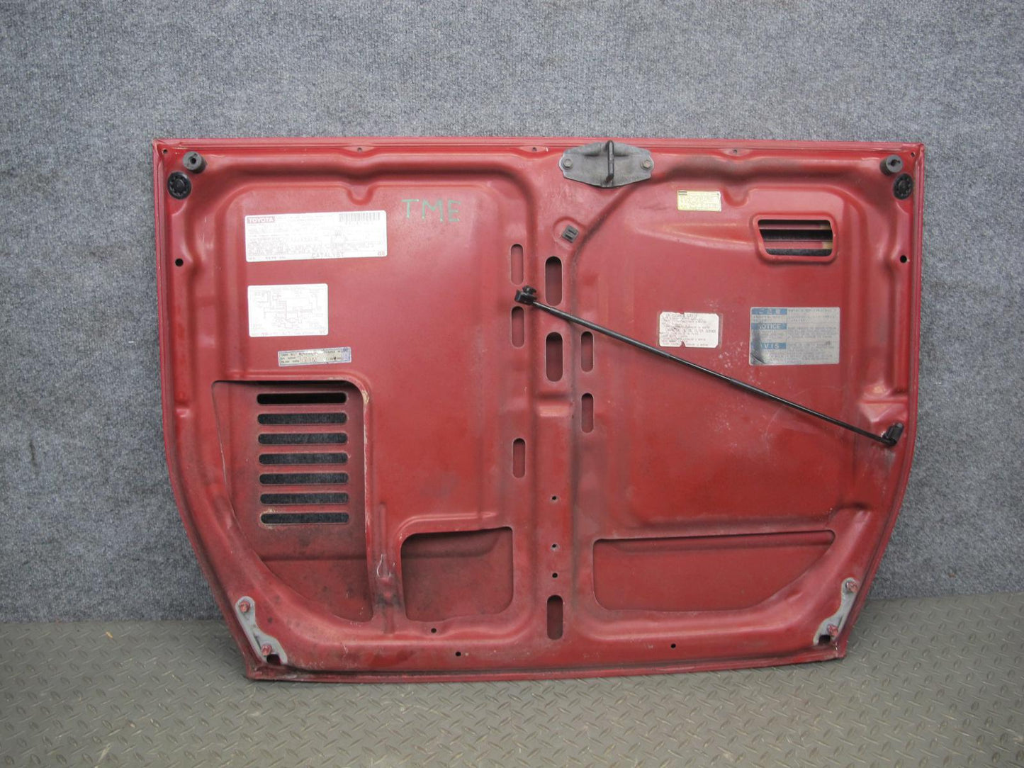 91-95 Toyota SW21L MR2 NON Turbo Rear Engine Hood Deck Lid Cover RED OEM