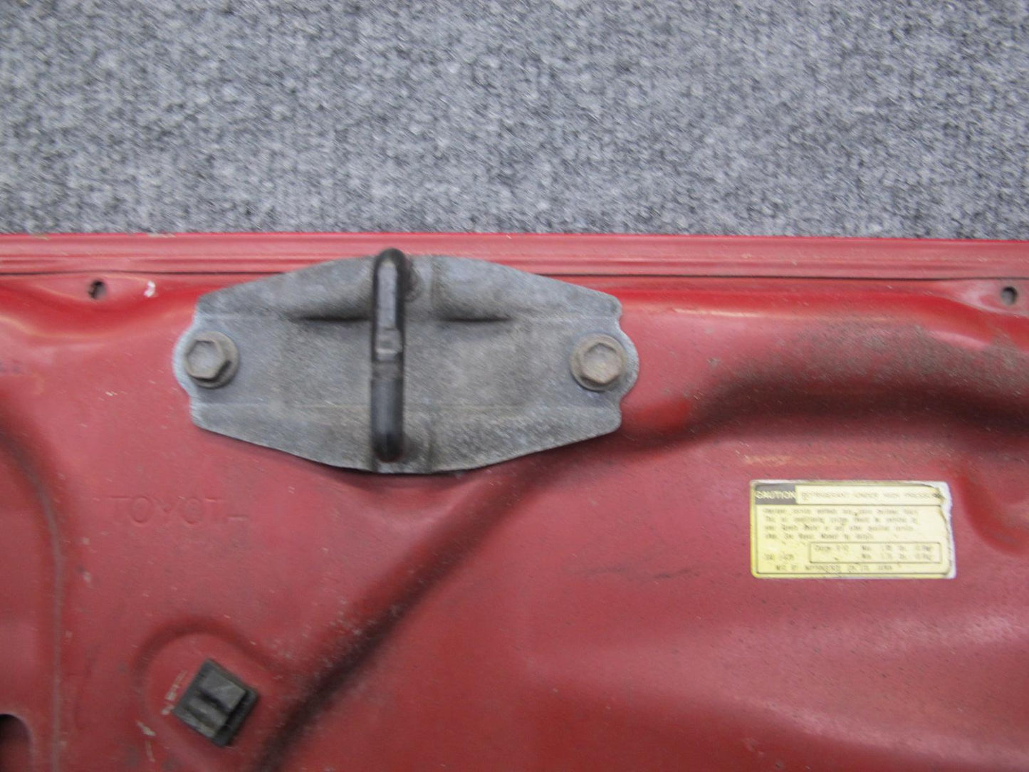 91-95 Toyota SW21L MR2 NON Turbo Rear Engine Hood Deck Lid Cover RED OEM