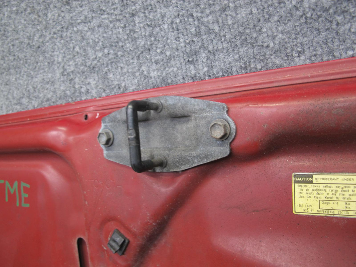 91-95 Toyota SW21L MR2 NON Turbo Rear Engine Hood Deck Lid Cover RED OEM