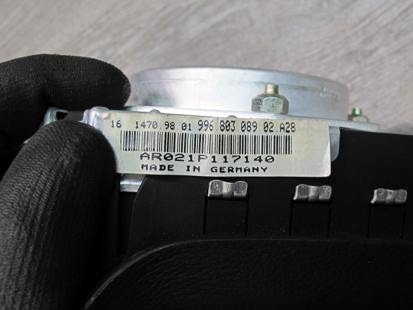 97-04 PORSCHE BOXSTER 986 FRONT LEFT DRIVER SIDE STEERING WHEEL SRS AIRBAG OEM