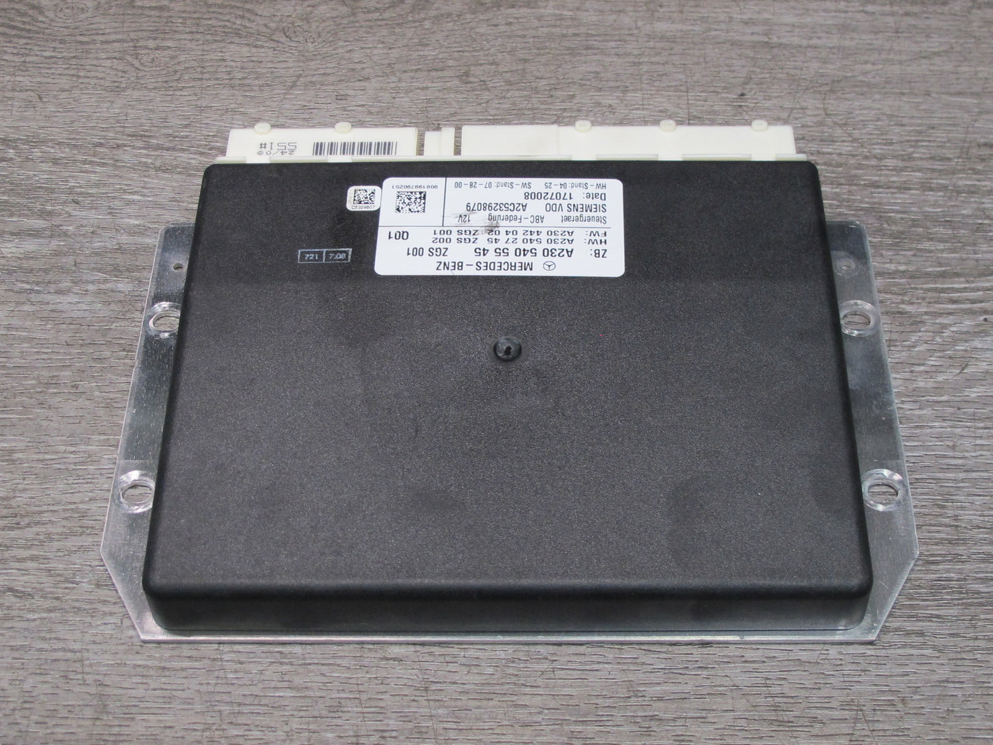 07-12 Mercedes R230 SL550 SL600 ABC Suspension Control Module 2305405545 OEM