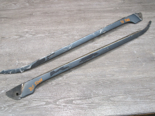 86-91 Mercedes C126 Coupe Set of 2 Front Exterior A Pillar Trim Panel OEM