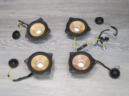 2008-2014 BMW E71 E72 X6 Front & Rear Door Individual Audio Tweeter Speaker Set