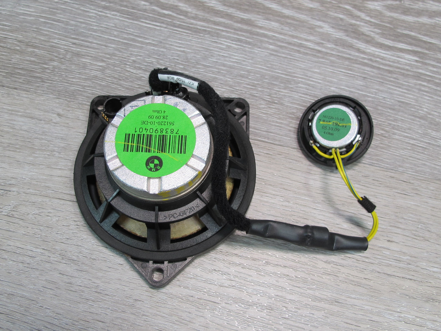 2008-2014 BMW E71 E72 X6 Front & Rear Door Individual Audio Tweeter Speaker Set