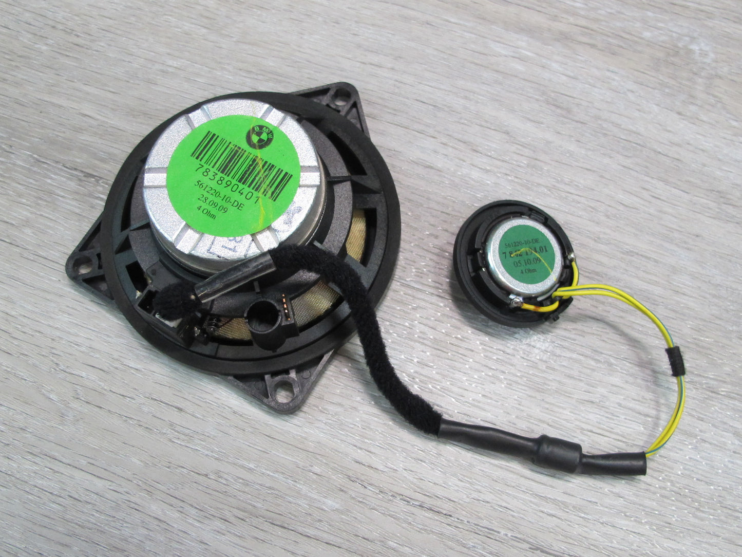 2008-2014 BMW E71 E72 X6 Front & Rear Door Individual Audio Tweeter Speaker Set