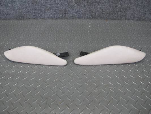 08-14 BMW X6 E71 E72 Front Right & Left Center Console Knee Pad Leather Trim Set