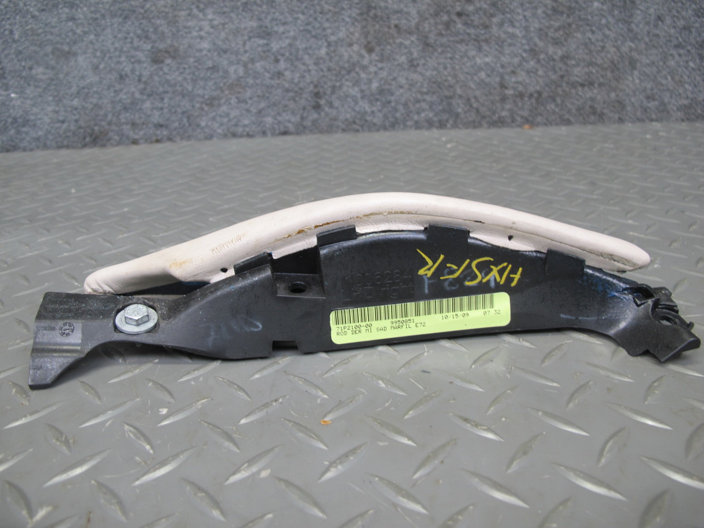 08-14 BMW X6 E71 E72 Front Right & Left Center Console Knee Pad Leather Trim Set