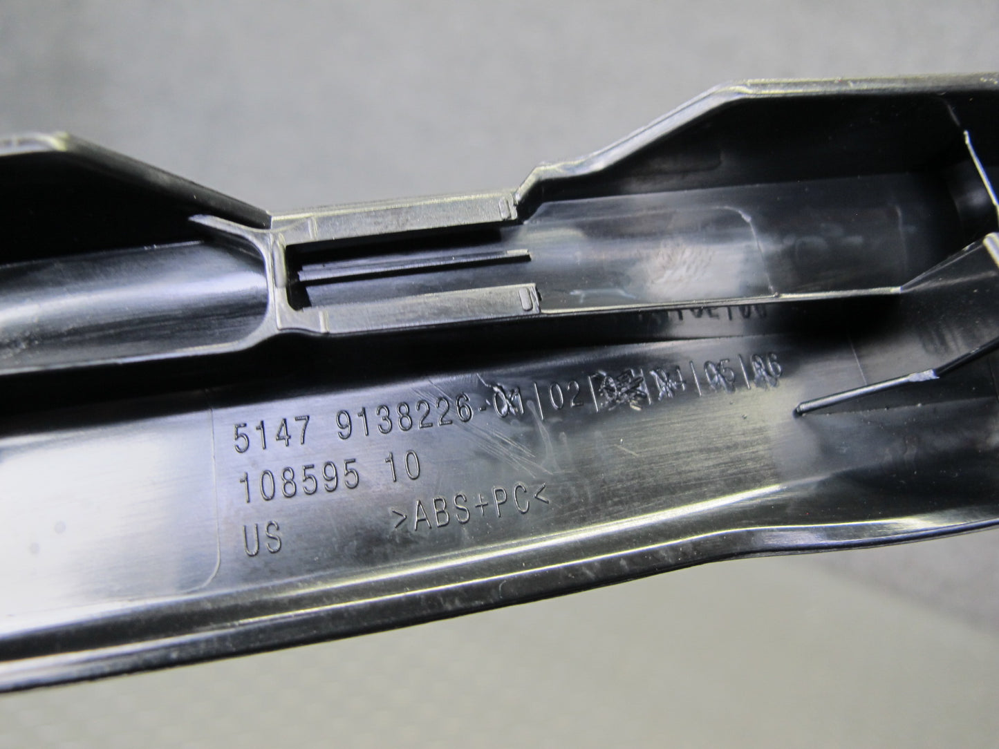 08-14 BMW X6 E71 E72 Rear Left & Right Side Door Scuff Sill Plate Trim Panel Set