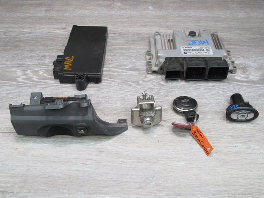 2011 Mini JCW R57 N14 Convertible Engine ECU DME CAS3 Ignition Lock KEY Set OEM