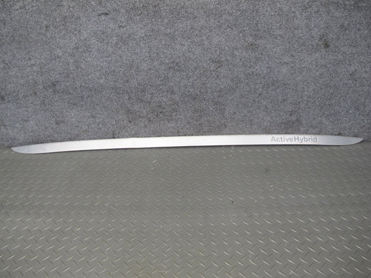 2010-2011 BMW E72 X6 Hybrid Rear Trunk Lid Tailgate Lower Trim Molding