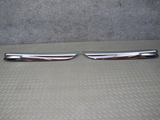 2008-2014 BMW X6 E71 E72 Rear Right & Left Door Panel Wood Trim W/ Handle Set