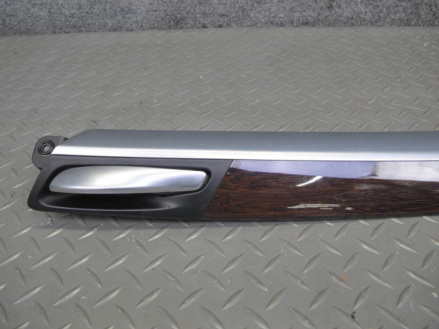 2008-2014 BMW X6 E71 E72 Rear Right & Left Door Panel Wood Trim W/ Handle Set