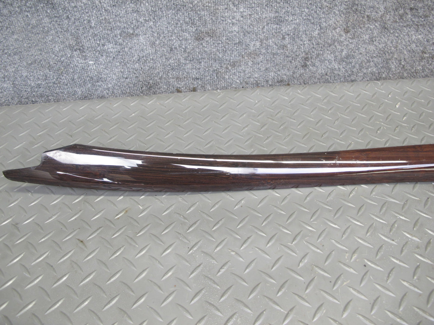 08-14 BMW X6 E71 E72 Front & Rear Right Left Center Console Wood Trim Set of 4