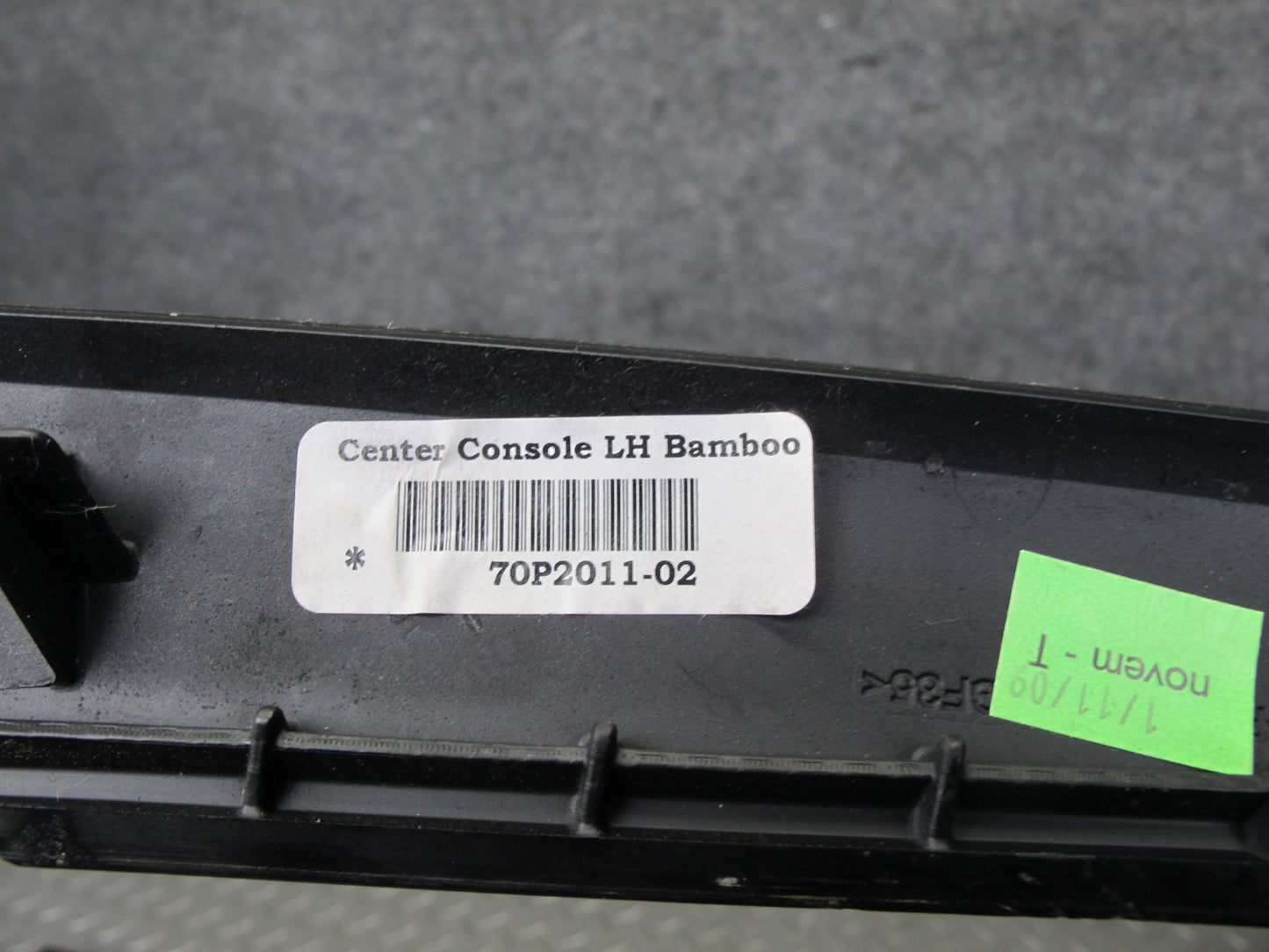 08-14 BMW X6 E71 E72 Front & Rear Right Left Center Console Wood Trim Set of 4