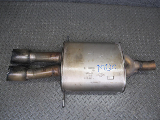 09-13 Mini Cooper JCW R56 R57 Rear Exhaust Muffler w Tips 7585282 OEM