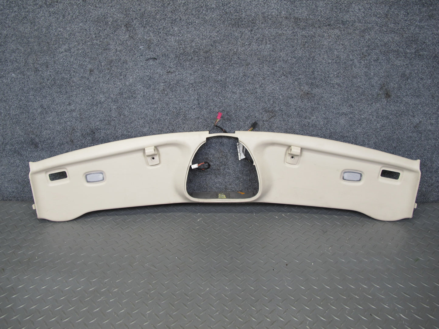 09-12 Mercedes R230 Sl-class Front Headliner A Pillar Trim Cover Set Beige OEM
