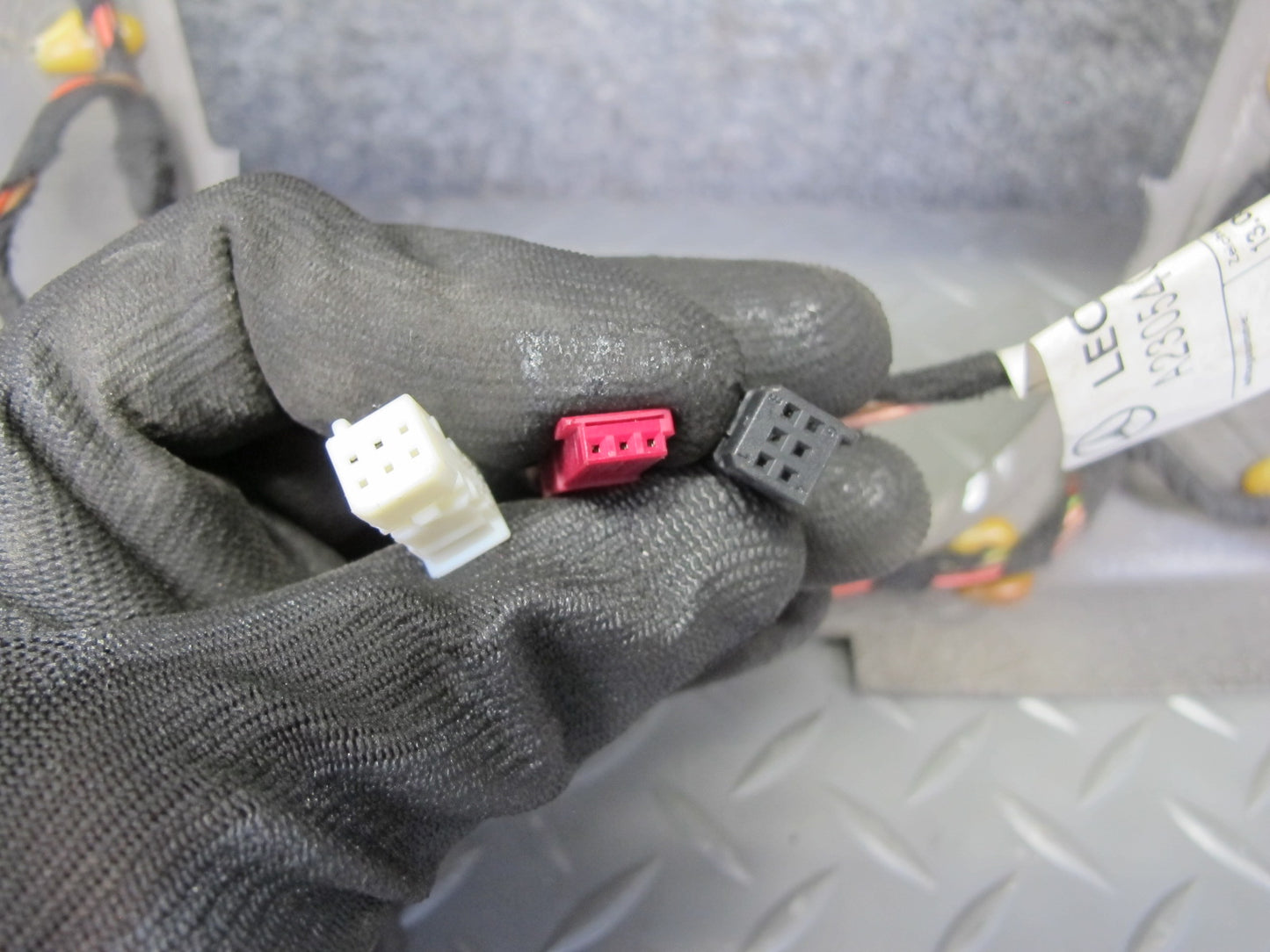 09-12 Mercedes R230 Sl-class Front Headliner A Pillar Trim Cover Set Beige OEM