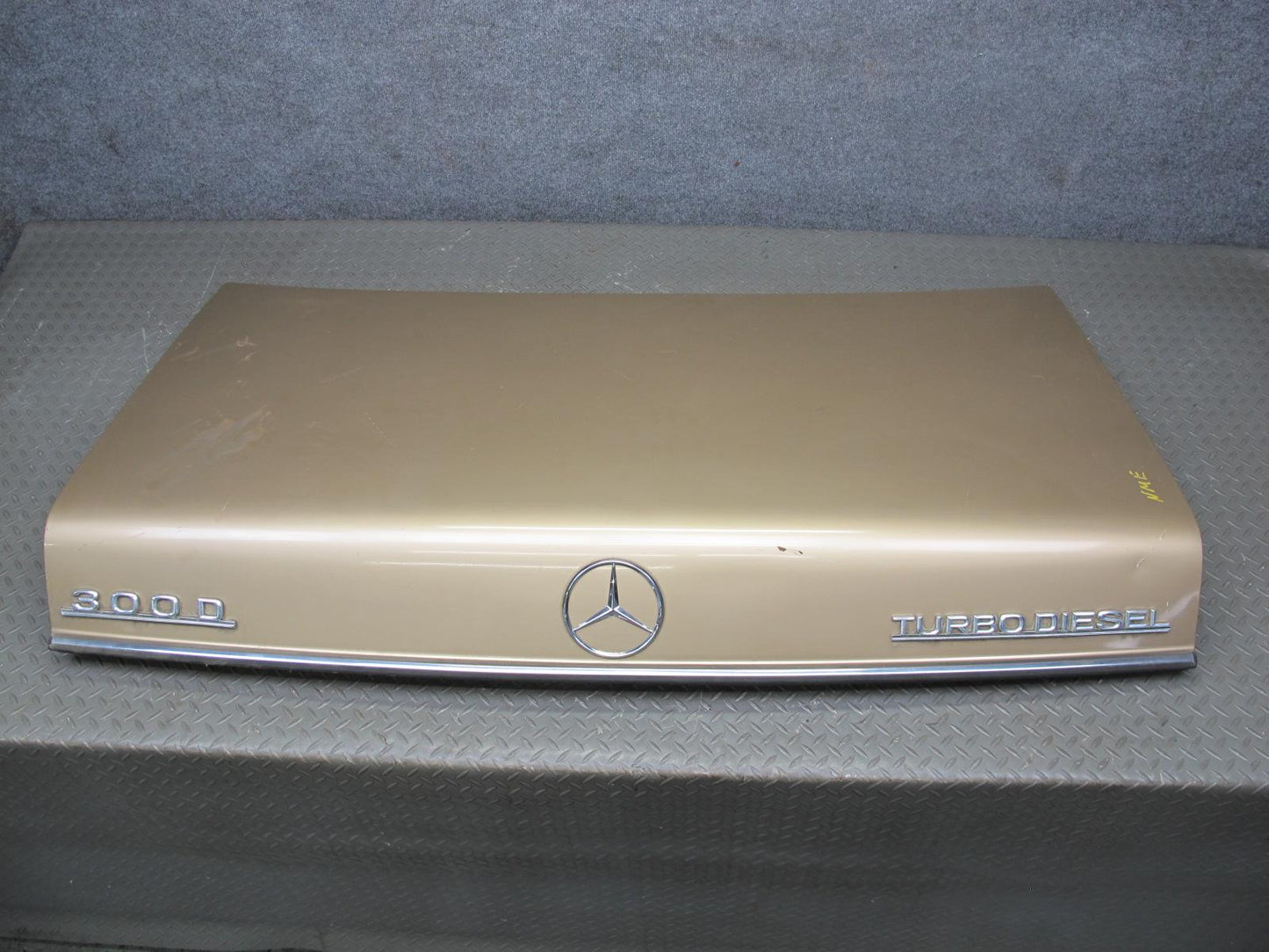 77-85 Mercedes W123 Sedan Rear Trunk Deck Lid Shell Cover Panel OEM
